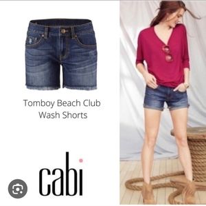 Cabi Size 2 Tomboy jean shorts #5243